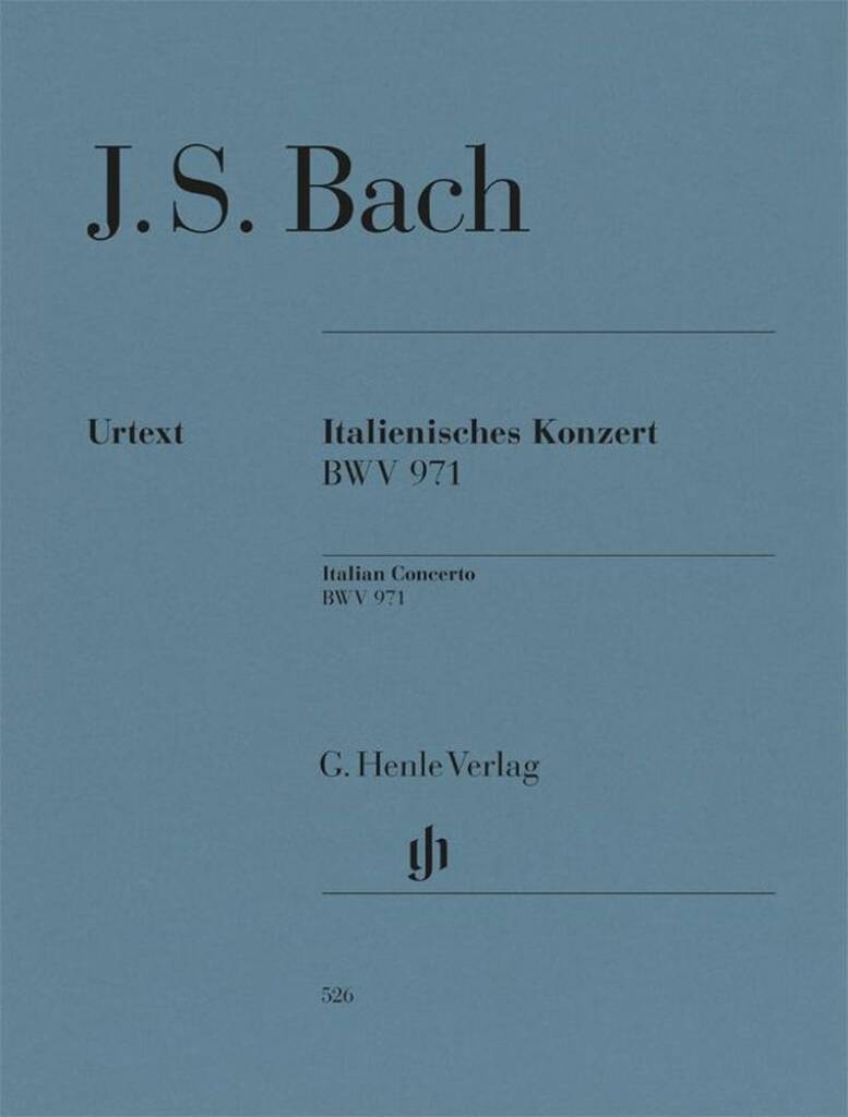 Italienisches Konzert BWV 971 : Urtextausgabe