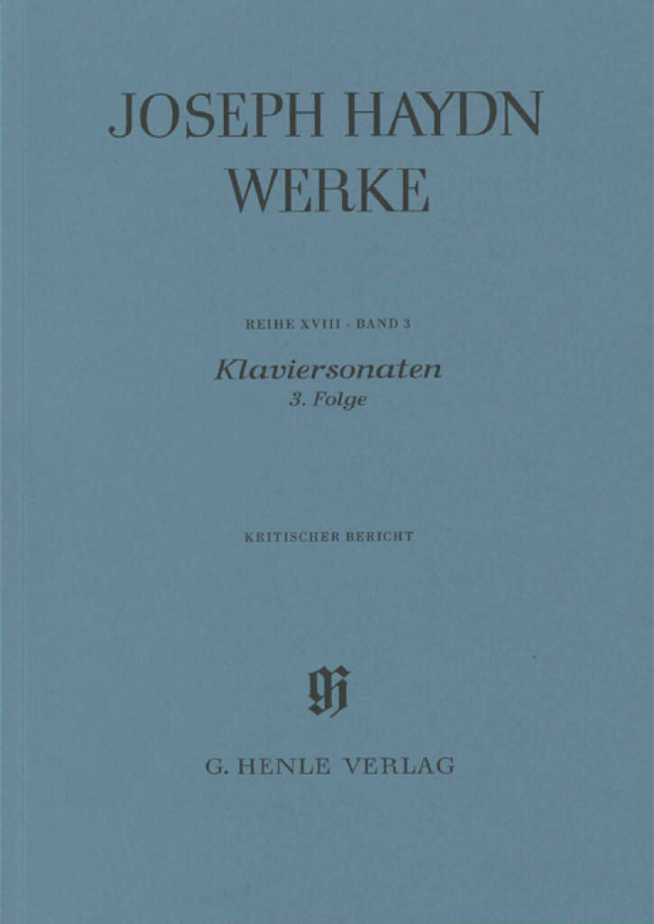 Klaviersonaten III : Critical report