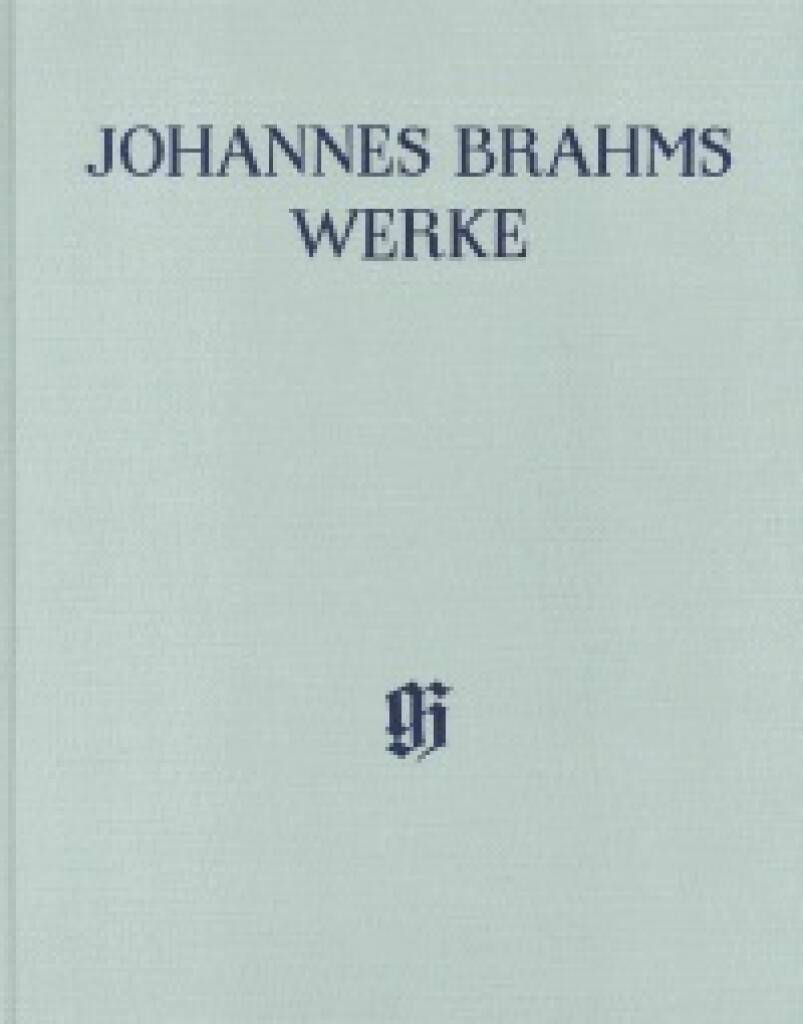Johannes Brahms Gesamtausgabe : Arrangements von Werken anderer Komponisten für Klavier zu zwei Händen oder für die linke Hand allei