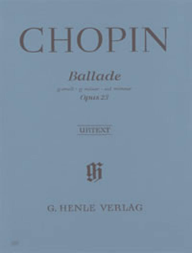 Ballade g-moll Opus 23