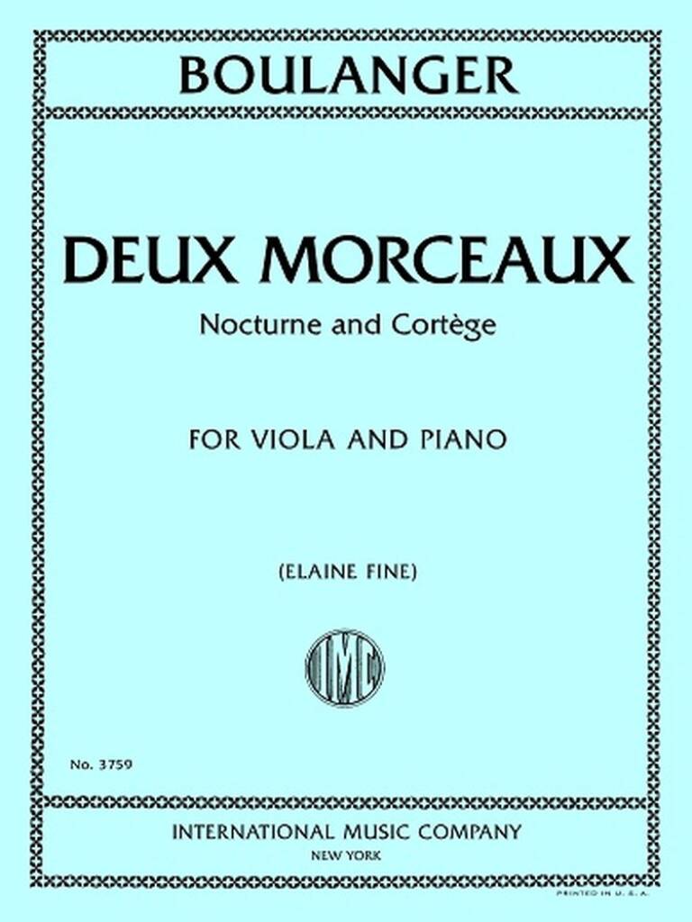 Deux Morceaux : Nocturne and Cortege