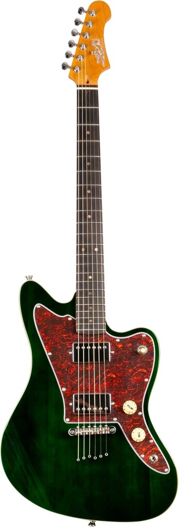 JJ350 Electric Guitar - Green Canadian roasted maple