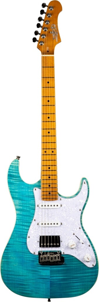 JS450 Electric Guitar - Ocean Blue (Flamed Top)