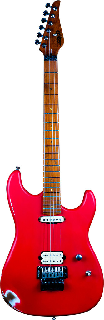 JS850 Electric Guitar - Red (Relic) : Rosewood Fingerboard