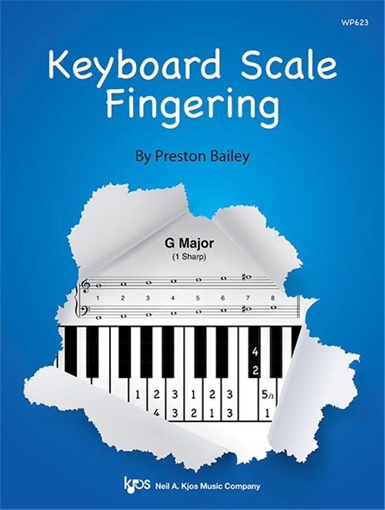 Keyboard Scale Fingering : G Major (1 Sharp)