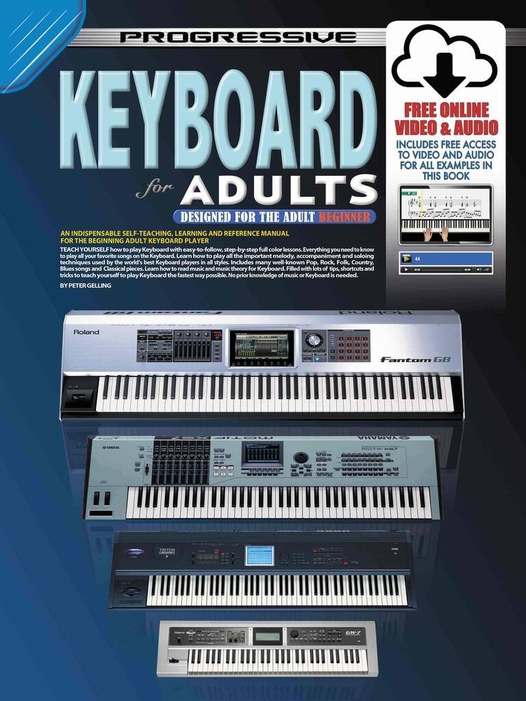 Progressive Keyboard for Adults : With Poster