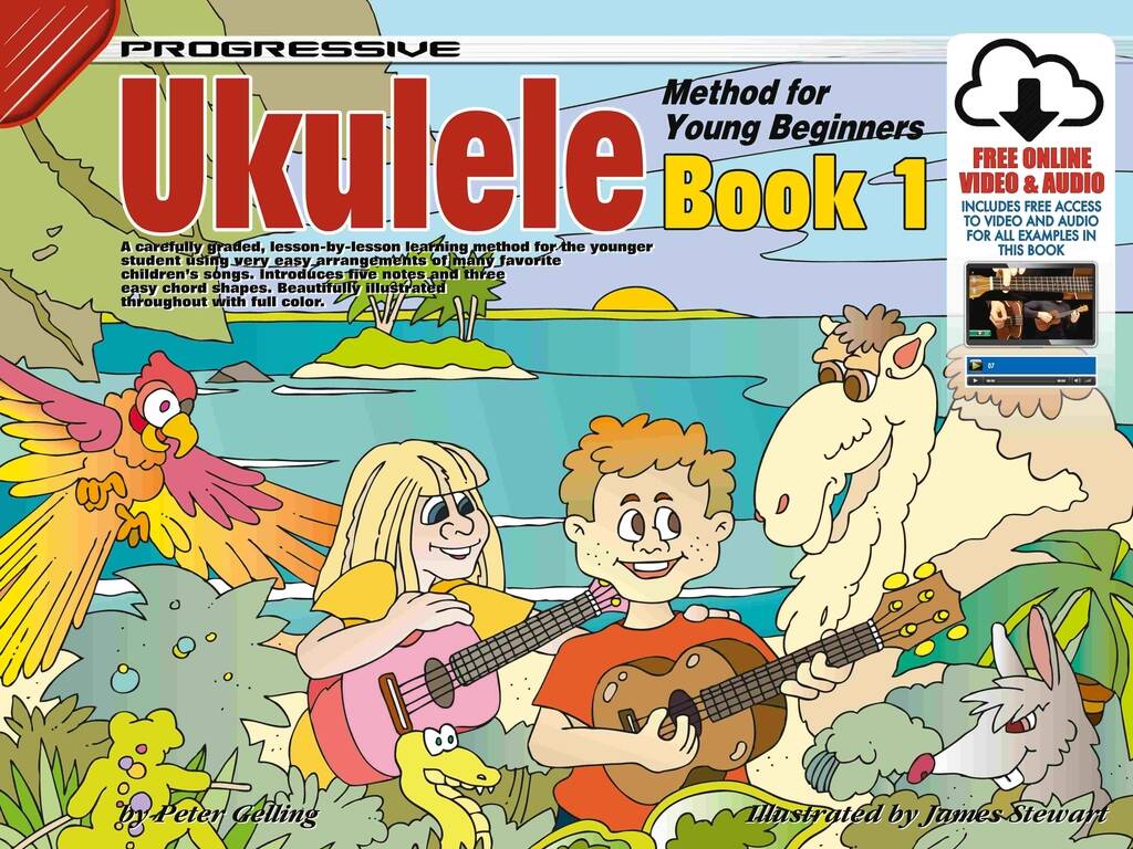 Progressive Ukulele Method for Young Beginners 1 : With Poster