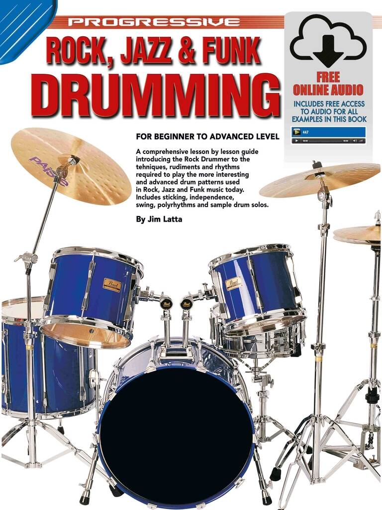 Progressive Rock, Jazz And Funk Drumming : With Poster