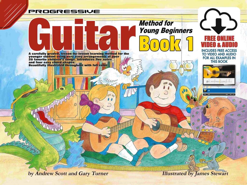 Progressive Guitar Method for Young Beginners-Bk 1 : With Poster