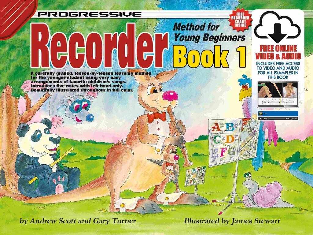 Progressive Recorder Method for Young Beginners 1 : With Poster