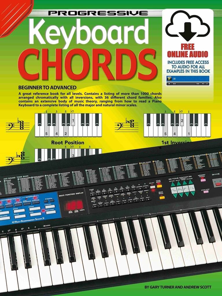 Progressive Keyboard Chords : With Poster