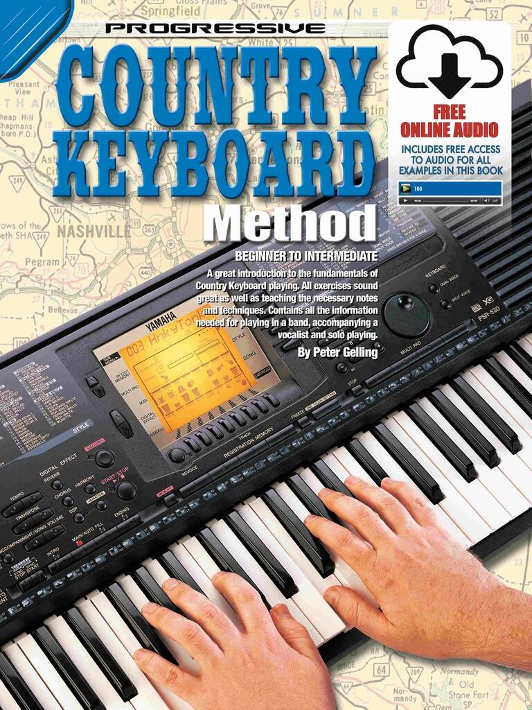 Progressive Country Keyboard Method : With Poster