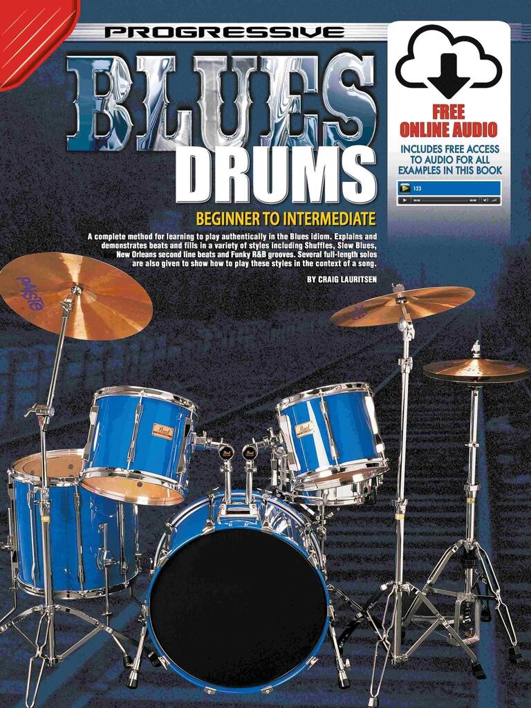 Progressive Blues Drums : With Poster