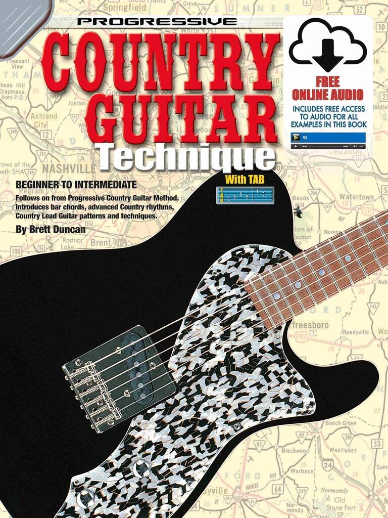 Progressive Country Guitar Technique : With Poster