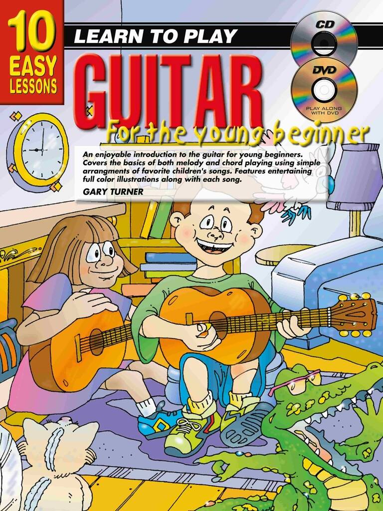 10 Easy Lessons - LTP Guitar for Young Beginners : With Poster