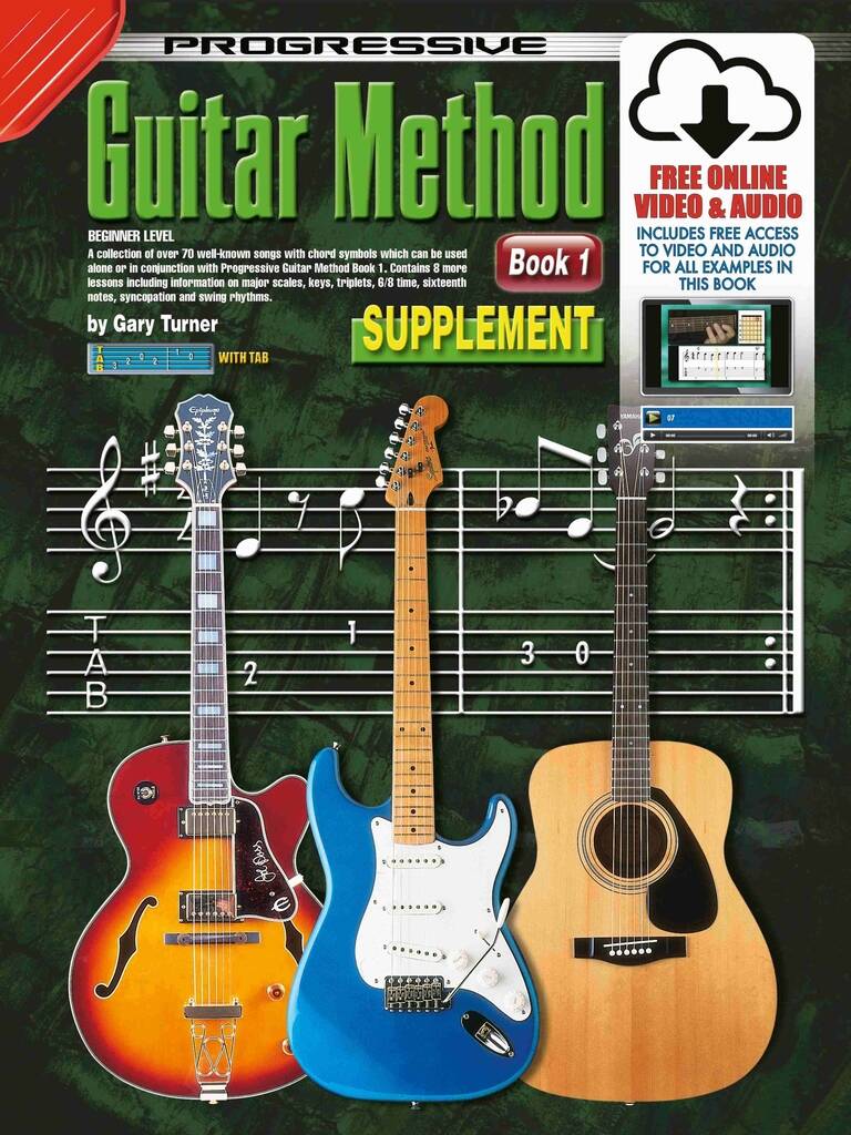 Progressive Guitar Method - Book 1 Supp. Songbook : With Poster