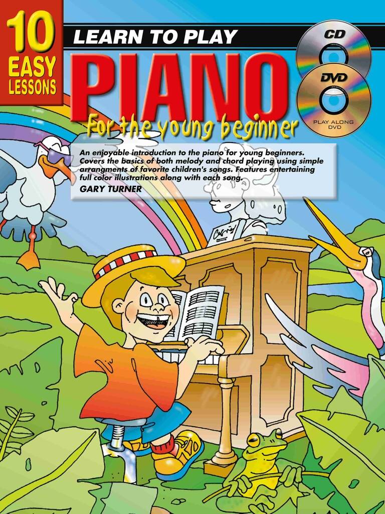 10 Easy Lessons - LTP Piano for Young Beginners : With Poster