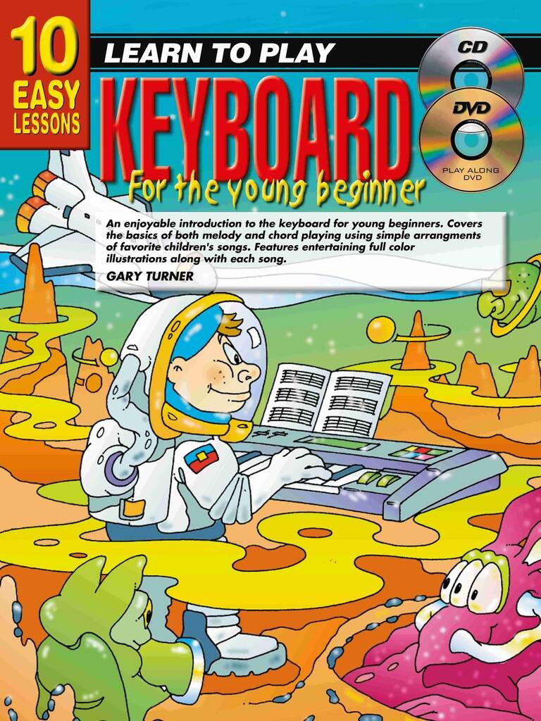 10 Easy Lessons - LTP Keyboard for Young Beginners : With Poster