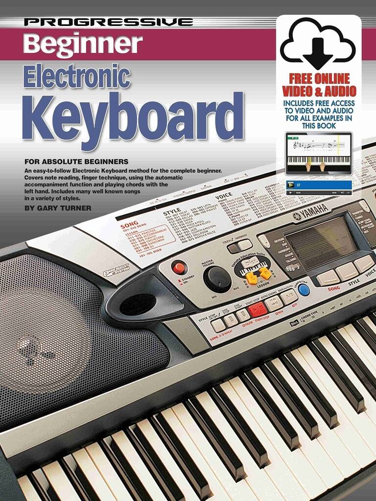 Progressive Beginner Electronic Keyboard : med plakat