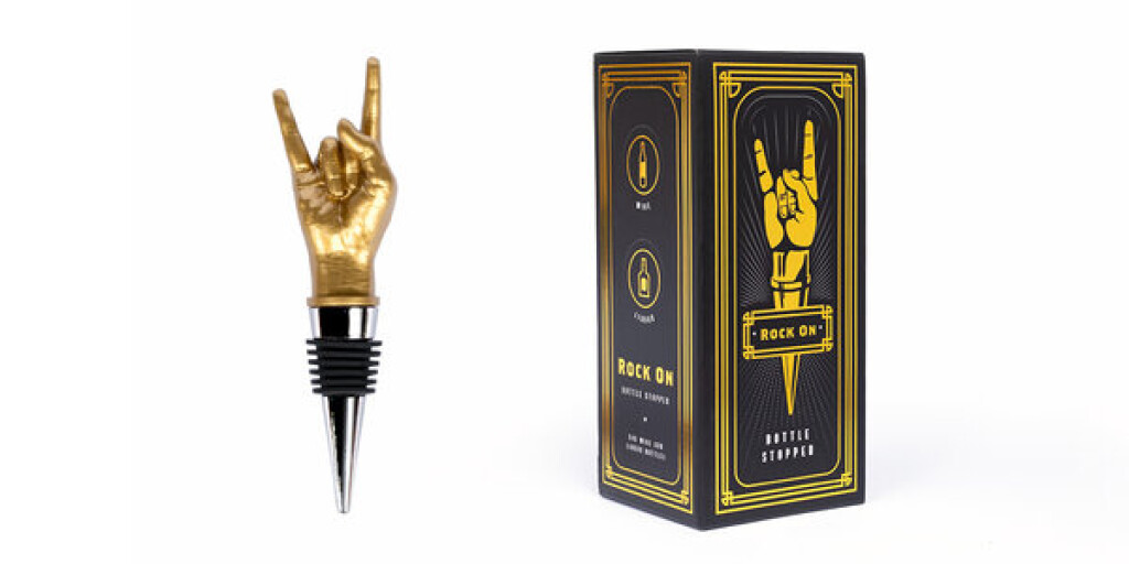 Rock On Bottle Stopper