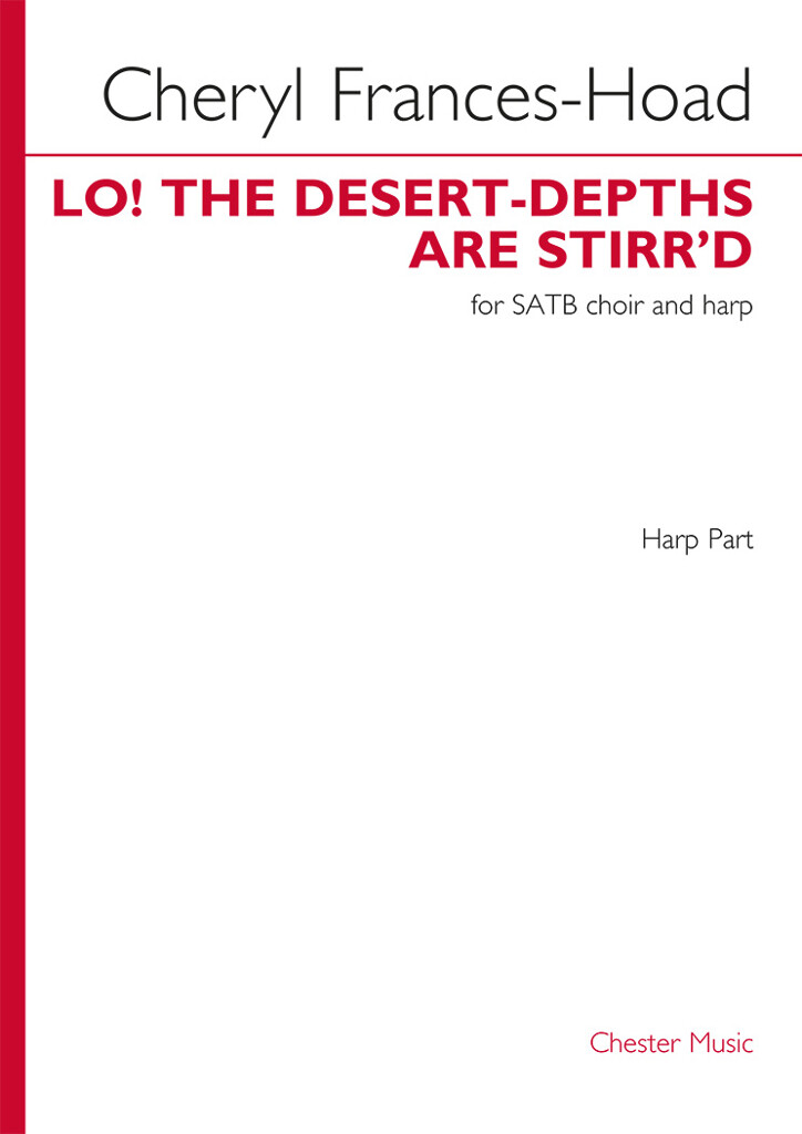 Lo! The Desert-Depths Are Stirr'd (Part)