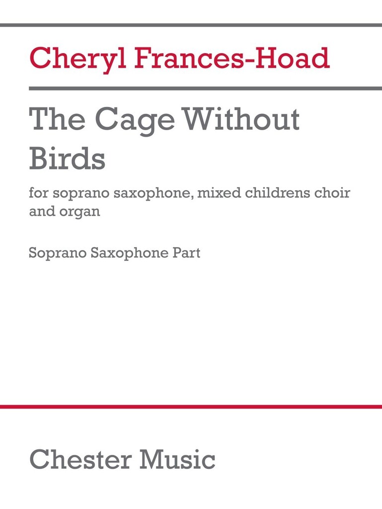 The Cage Without Birds : sax part
