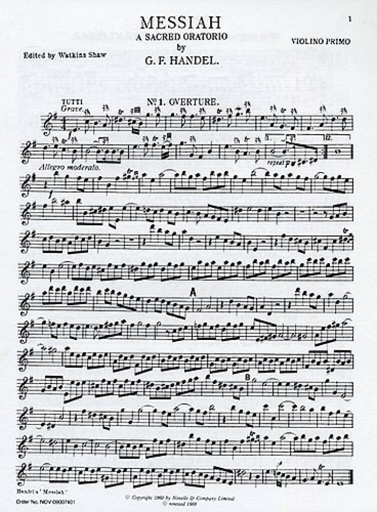 Messiah - A Sacred Oratorio