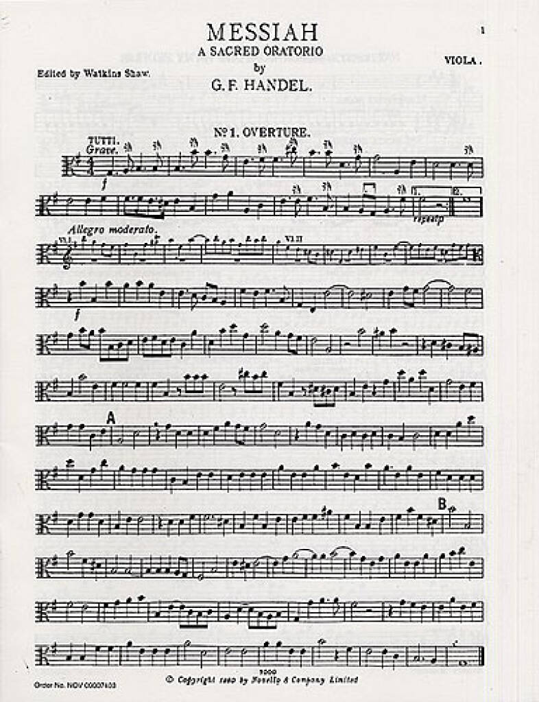 Messiah - A Sacred Oratorio