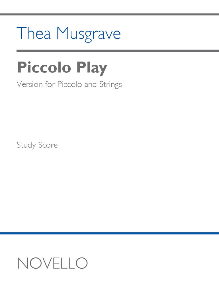 Piccolo Play : version for piccolo and strings