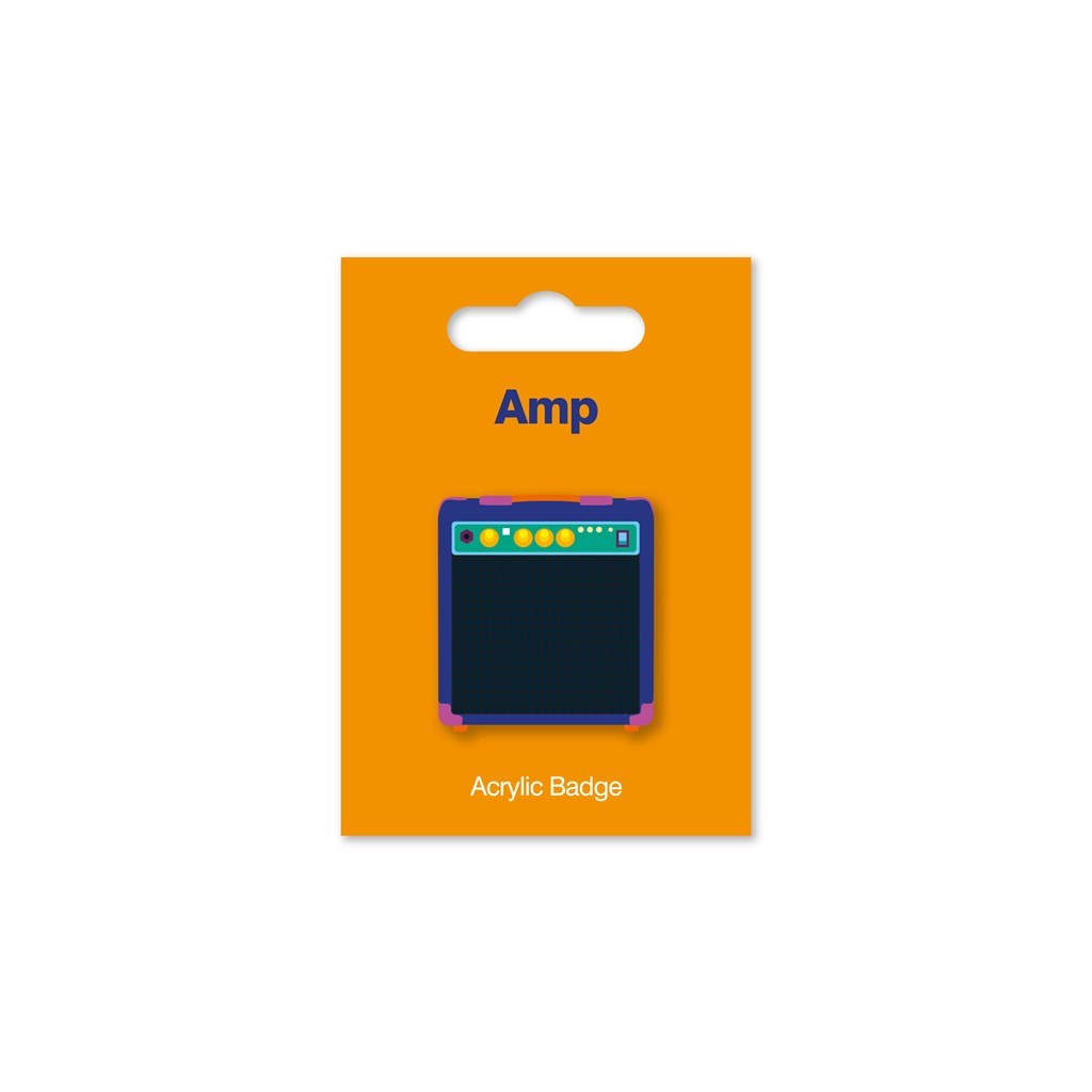 Acrylic Badge - Amp