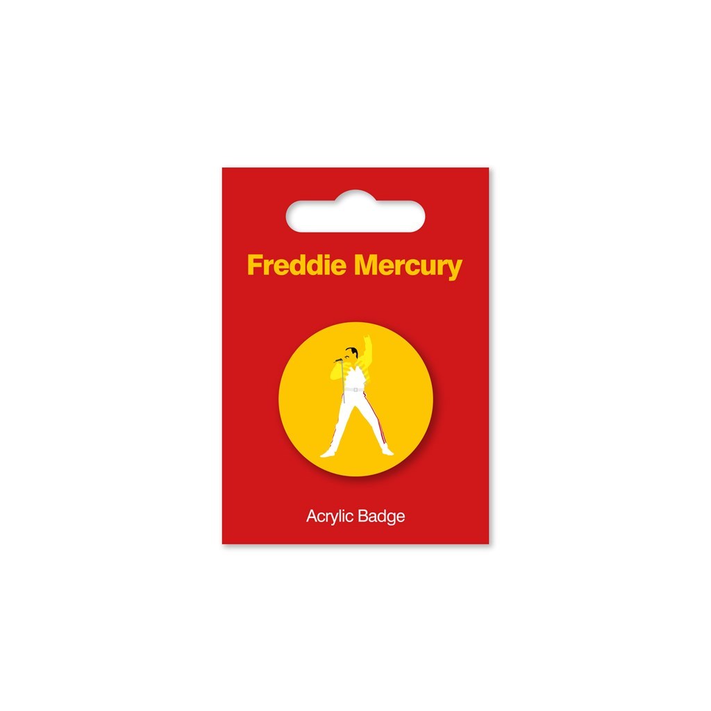 Acrylic badge - Freddie Mercury