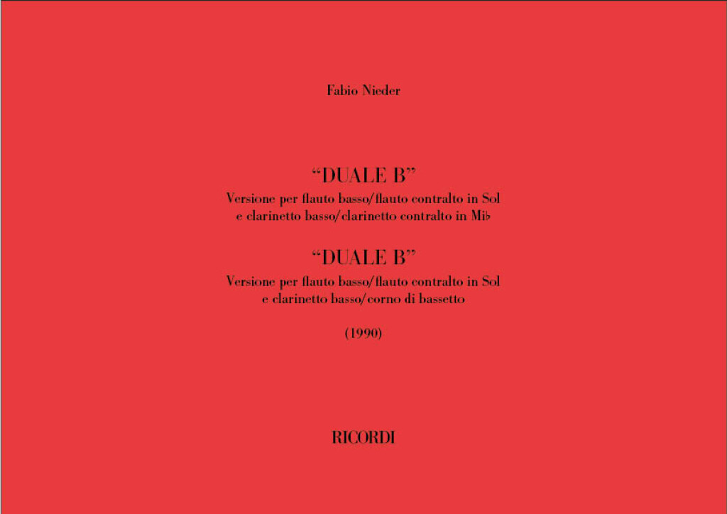 Duale B : Two versions
