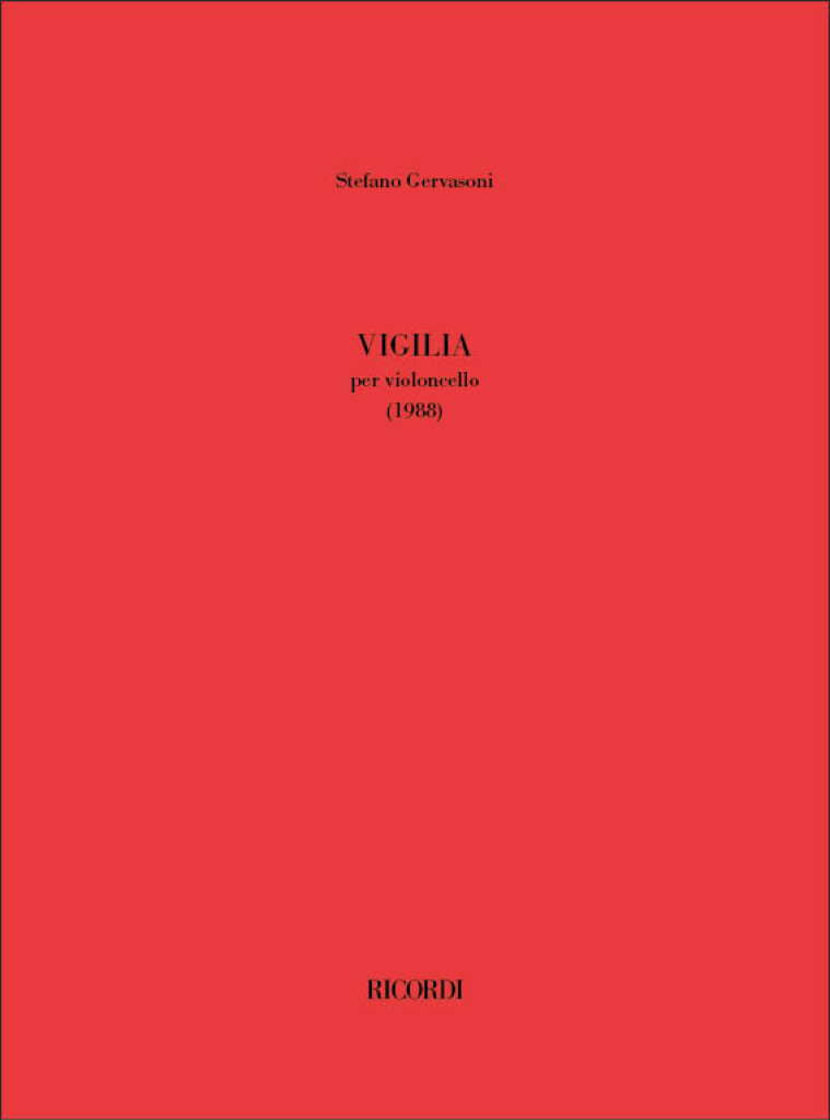 Vigilia : per violoncello