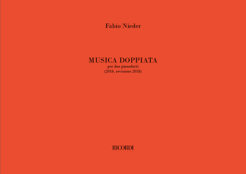 Musica doppiata : per due pianoforti