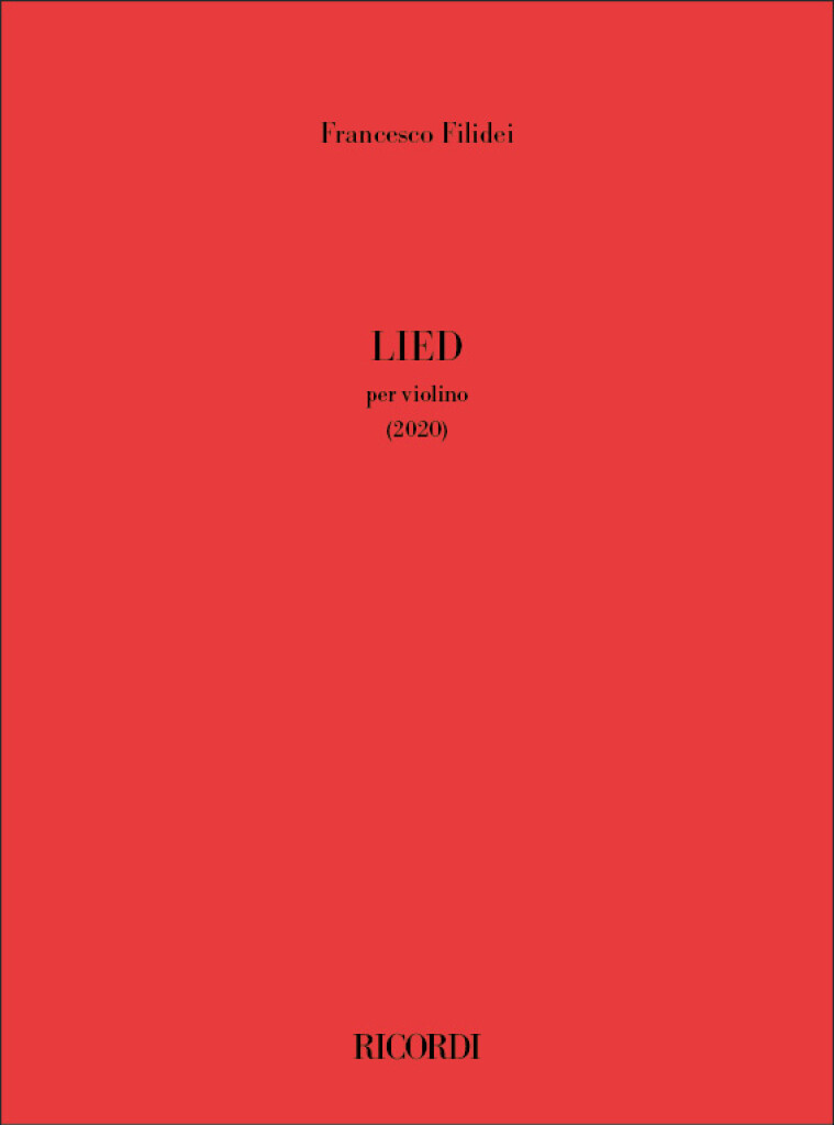 Lied : per violino