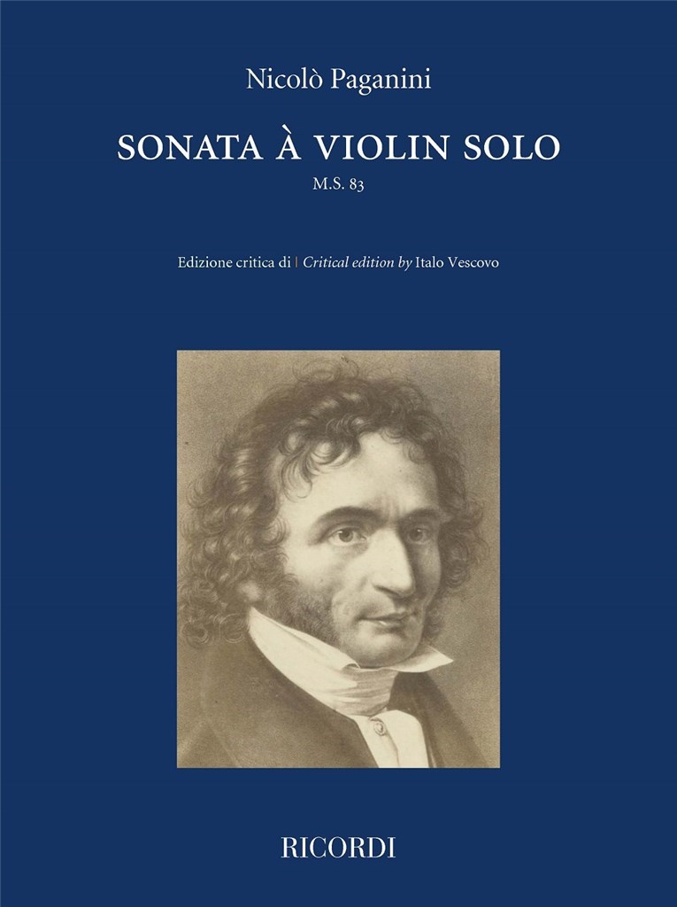 Sonata à violin solo (M.S. 83) : A cura di | Edited by Italo Vescovo