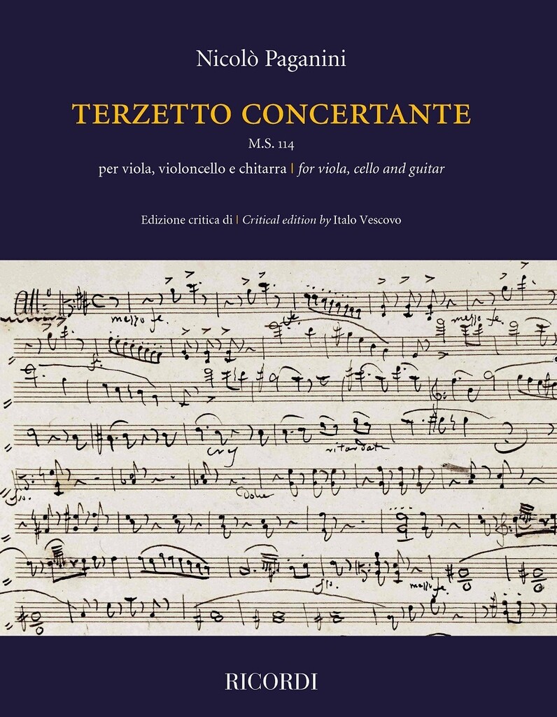 Terzetto concertante M.S. 114 : per viola, violoncello e chitarra