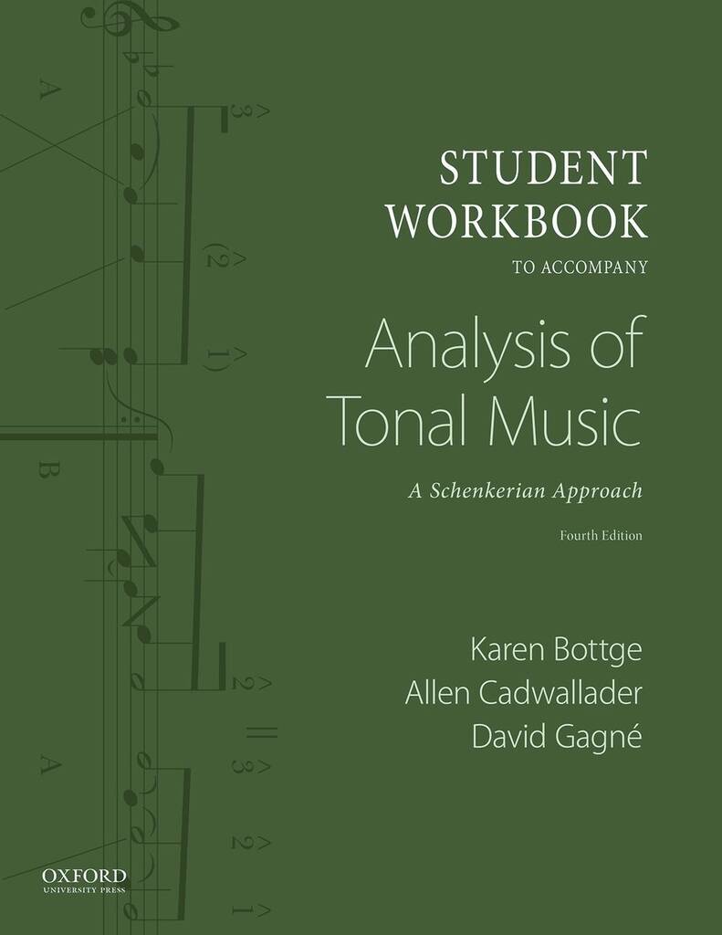 Student Workbook : To Accompany Analysis of Tonal Music