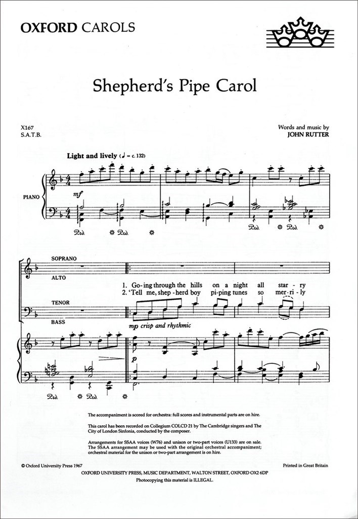 Shepherd's Pipe Carol