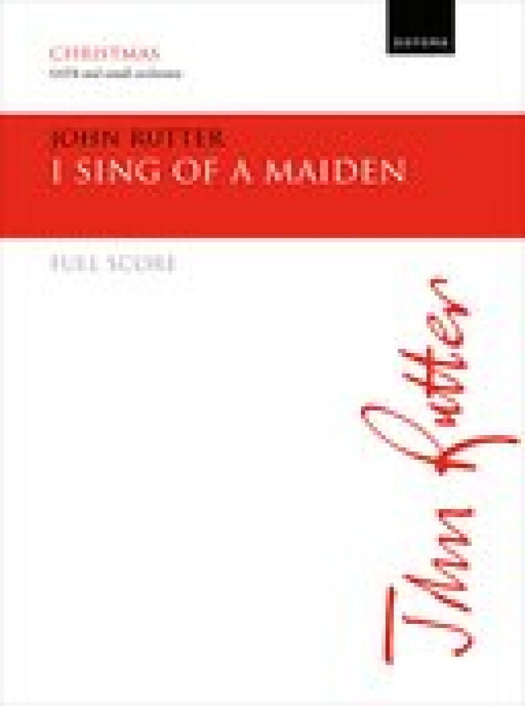 I sing of a maiden : 2fl, ob, 2cl, 2hn, hp & str