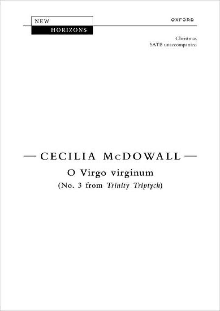 O Virgo virginum : No. 3 from Trinity Triptych