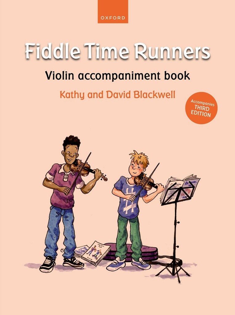 Fiddle Time Runners Violin accompaniment book : Accompanies Third Edition