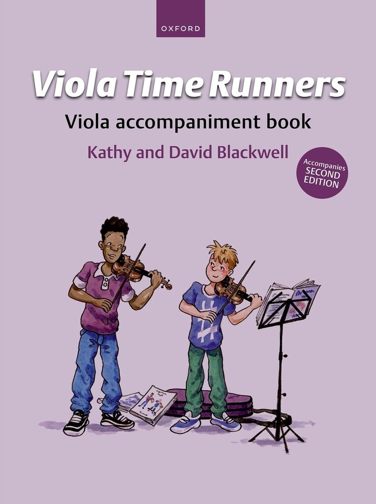Viola Time Runners Viola accompaniment book : Accompanies Second Edition