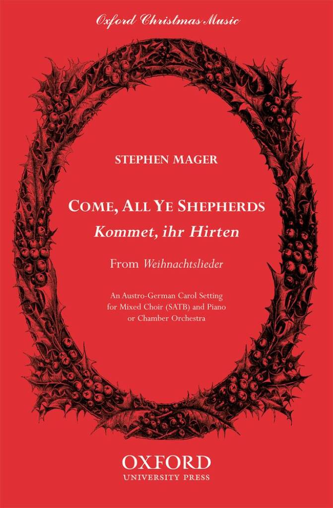 Come, all ye shepherds (Kommet, ihr Hirten) : Paperback
