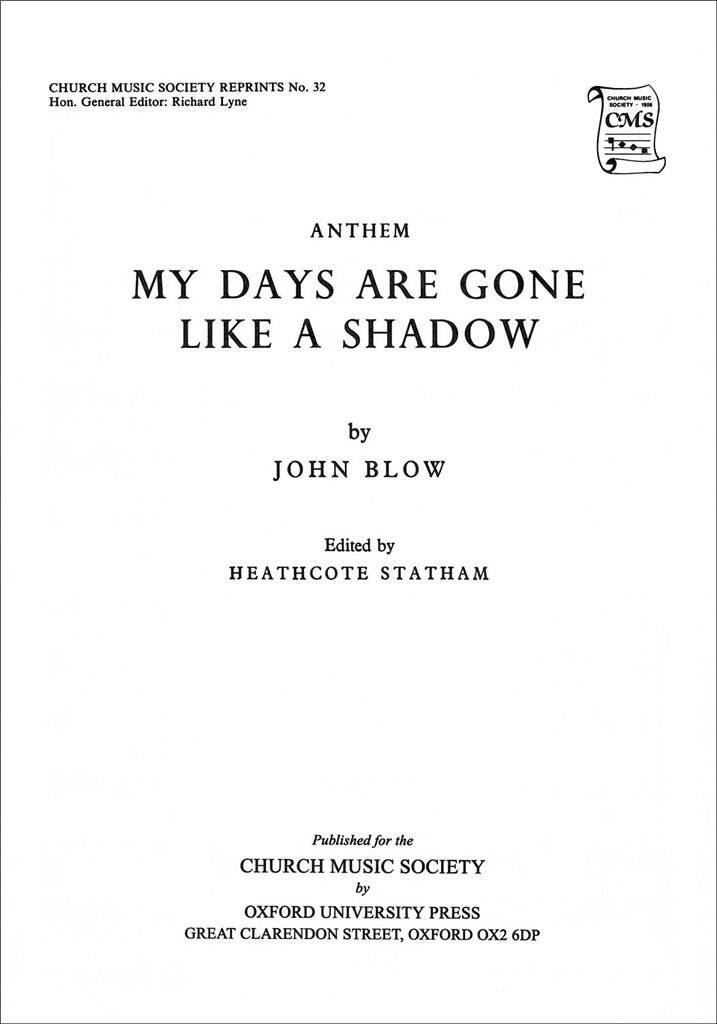 My days are gone like a shadow