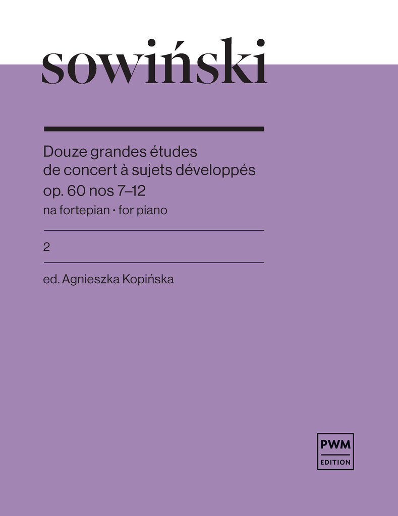 Douze grandes études de concert op. 60 nos 7-12