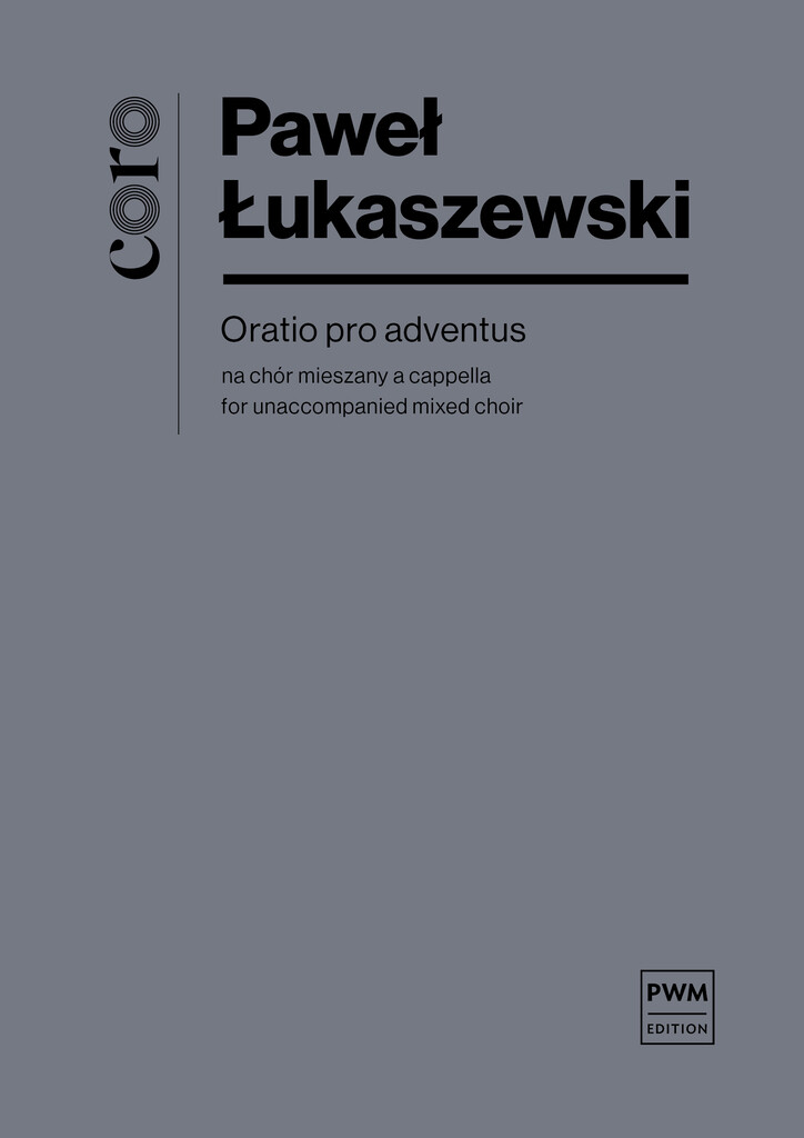 Oratio pro adventus : for unaccompanied mixed choir