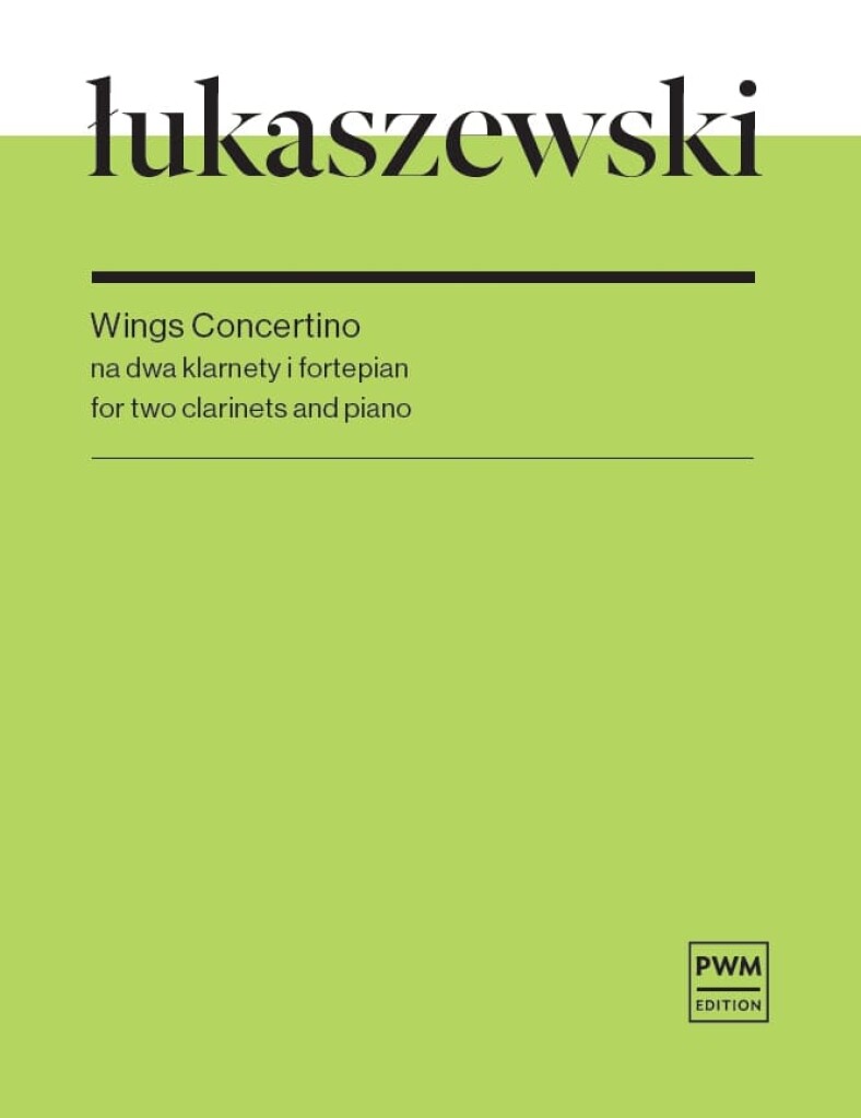 Wings Concertino : for two clarinets and piano