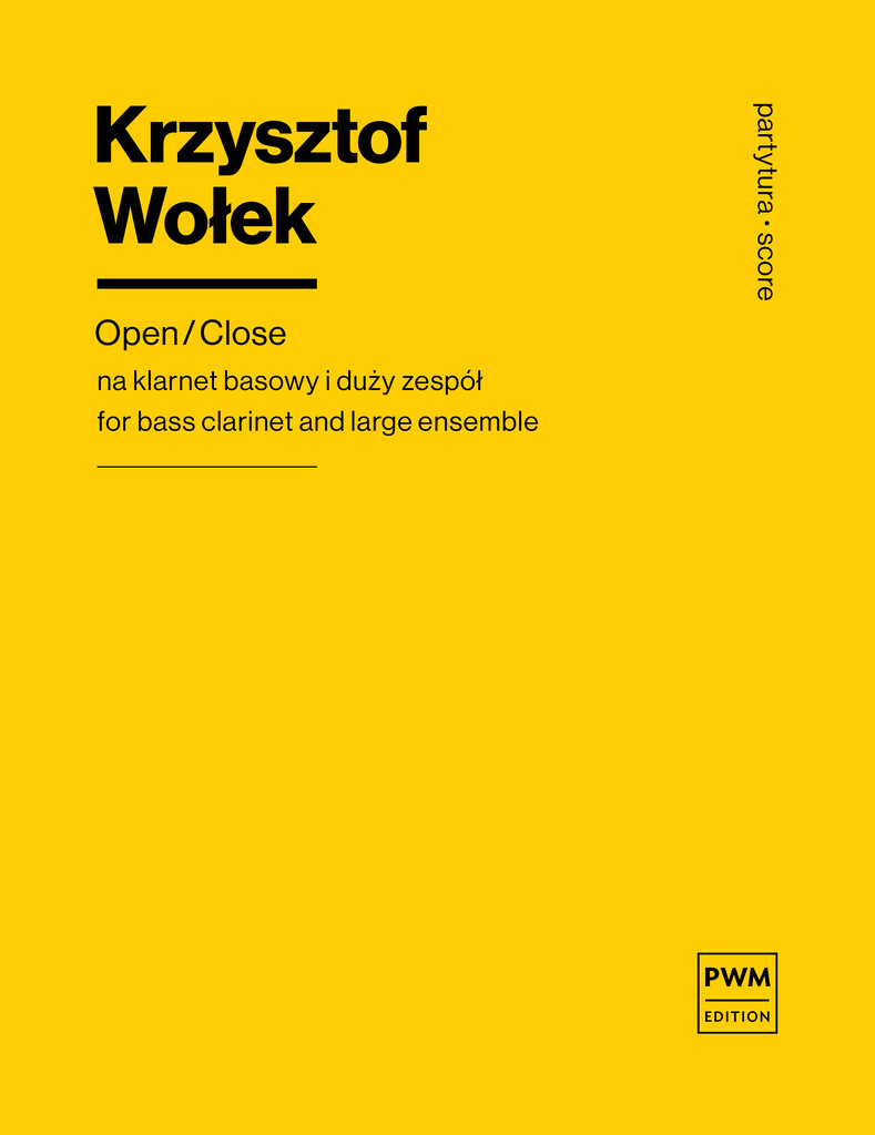 Open/Close : for bass clarinet and large ensemble