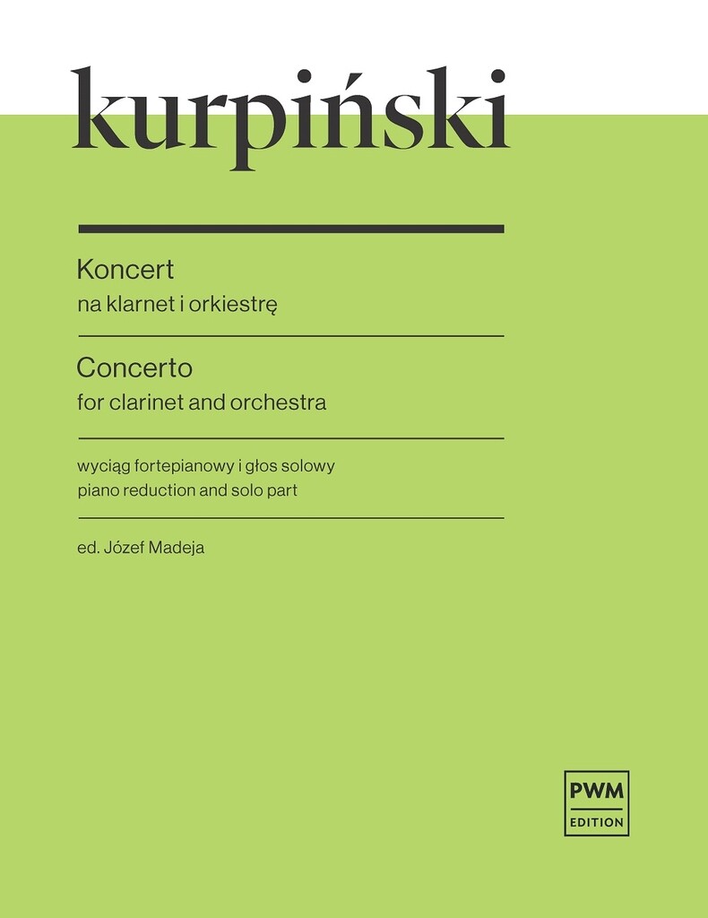 Clarinet Concerto in B flat major : for clarinet and orchestra